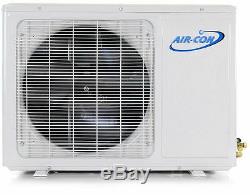 9,000 BTU Hyper Heat Pump Ductless Mini Split Air Conditioner 27.5 SEER Air-Con