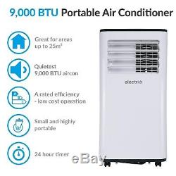 9,000 BTU Quiet Portable Air Conditioner Mobile Air Conditioning Unit & Purifier