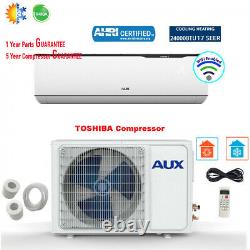AUX 24000 BTU Ductless Air Conditioner INVERTER Heat Pump MINI Split 230V 17SEER