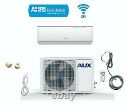 AUX MINI Split Air Conditioner Ductless Heat Pump System 12000 BTU 115V WiF 25F