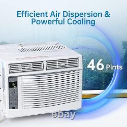 Adoolla 6,000 BTU AC Window Air Conditioner, White