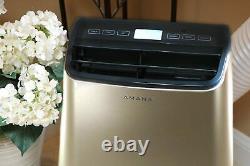 Amana 10,000 BTU (6,500 BTU DOE) Portable Air Conditioner, Gold and Black