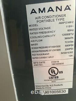 Amana AMAP121AW-2 12,000 BTU 115-V Portable Air Conditioner withDehumidifier