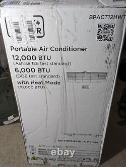 BLACK+DECKER 12,000-BTU Portable Air Conditioner with Heat Mode & Remote Control