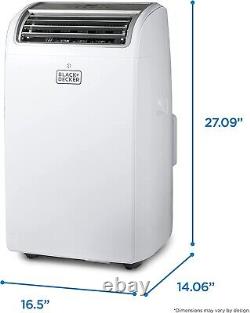 BLACK+DECKER Portable Air Conditioner with Remote Control White