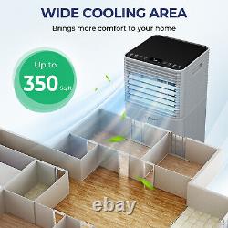 Costway 10000 BTU Portable Air Conditioner 3-in-1 Air Cooler Dehumidifier Grey