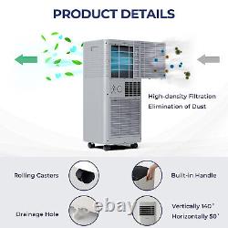 Costway 10000 BTU Portable Air Conditioner 3-in-1 Air Cooler Dehumidifier Grey