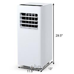 Costway 12000 BTU Air Conditioner Dehumidifier Function Portable withRemote White