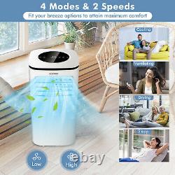 Costway 3 in 1 Portable Air Conditioner 9000 BTU Air Cooler withFan & Dehumidifier