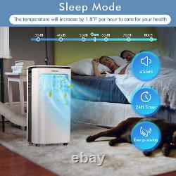 Costway 3 in 1 Portable Air Conditioner 9000 BTU Air Cooler withFan & Dehumidifier