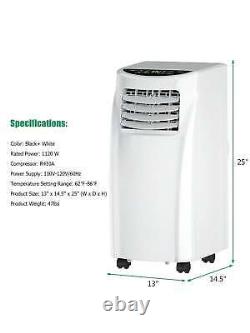 Costway 5500 BTU Portable Air Conditioner & Dehumidifier Function Remote