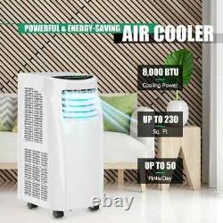 Costway 8000BTU Air Conditioner & Dehumidifier Portable Air Conditioner 5500 BTU