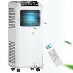 Costway 8,000 BTU Portable Air Conditioner with Dehumidifier in White