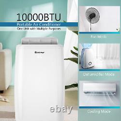 Costway Ashrae 1,0000 BTU Portable Air Conditioner Air Cooler withRemote Control