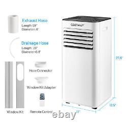 Costway Portable Air Conditioner 10000 BTU Evaporative Air Cooler Dehumidifier