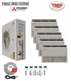 DUCTLESS SPLIT AIR CONDITIONER Heat Pump YMGI 60000 BTU 5 ZONE