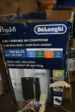 DeLonghi 1491247 14000 BTU 7500 BTU (DOE) Portable Air Conditioner Black READ