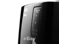 DeLonghi 14,000 BTU ASHRAE Portable Air Conditioner with Heat, Black