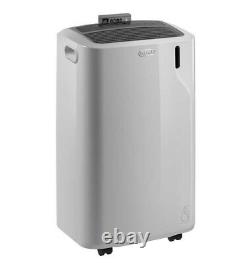 DeLonghi EM375 3-in-1 Portable Air Conditioner, 12000 BTU, 500 sq ft, White
