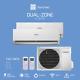 Dual Zone 21.5 Seer2 Ductless Minisplit Air Conditioner Inverter Wifi Heat Pump