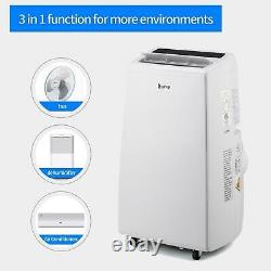 ElectricI 12000BTU Portable Air Conditioner Dehumidifier Fan for Indoor Room