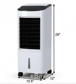 Evaporative Portable Air Conditioner Cooler Fan with Remote Control Dehumidifier