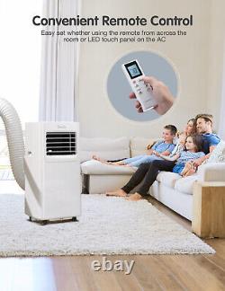 Grelife Portable Air Conditioners 4-in-1 A/C with Fan & Dehumidifier Remote Timer