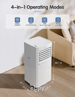 Grelife Portable Air Conditioners 8000 BTU Portable AC Dehumidifier/Fan 350Sq. Ft