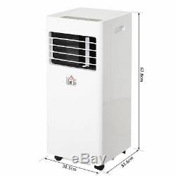 HOMCOM Mobile Air Conditioner With RC Cooling Dehumidifying Ventilating 5000 BTU