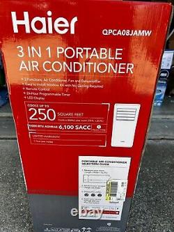 Haier 9,000 BTU Portable Air Conditioner with Dehumidifier White (QPCA08JAMW)