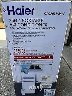 Haier 9,000 BTU Portable Air Conditioner with Dehumidifier White (QPCA08JAMW)