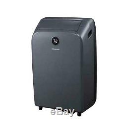 Hisense 12,000 BTU ASHRAE Portable Air Conditioner with Remote, Black, AP12CR2G