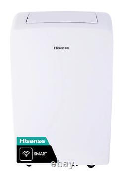 Hisense 8000-BTU 115-Volt White Vented Portable Air Conditioner Wi-fi 500 Sq Ft