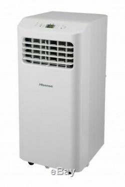 Hisense 8,000 BTU ASHRAE 115-Volt Portable Air Conditioner, White, AP0819CR1W