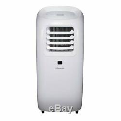 Hisense 8,000 BTU ASHRAE Portable Air Conditioner with Remote, White, AP08CR2W