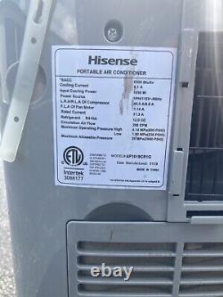 Hisense Ultra-Slim Portable Air Conditioner with Remote Control (Pick Up Only)