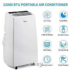 Home 12000 BTU (8250 BTU CEC) Portable Air Conditioner Cooling Dehumidifier New
