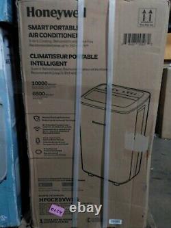 Honeywell 10,000 BTU Portable Air Conditioner with Dehumidifier Black and White