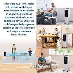 Honeywell Indoor Evaporative Tower Air Cooler, White (Certified Refurbished)