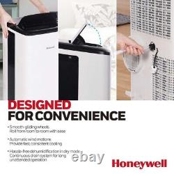 Honeywell Portable Air Conditioner Dehumidifier 10000 BTU 115 Volt Black White