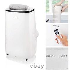Honeywell Portable Air Conditioner With Dehumidifier 12000-BTU Black White