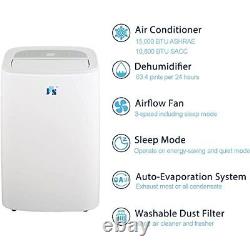 JHS 14000 BTU Portable Air Conditioner White A020A-10KR