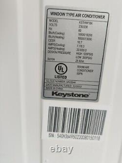 KSTHW18A Keystone 18,000 BTU Heat/Cool Window Air Conditioner