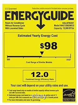 Koldfront 12000 BTU 115V Window Air Conditioner/WAC12003WCONEW