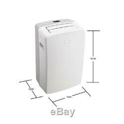 LG 10,200 BTU ASHRAE 115-Volt Portable Air Conditioner with Remote, White