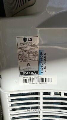 LG 14000 BTU 115-volt Portable Air Conditioner with Wifi White