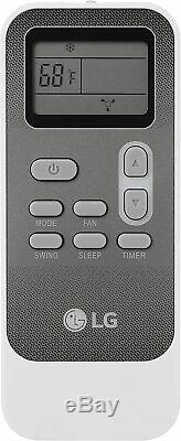 LG 8,000 BTU ASHRAE 115-Volt Portable Air Conditioner with Remote, White