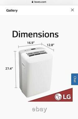 LG 8,000 BTU Portable Air Conditioner, 115-Volt with Dehumidifier LP0817WSR