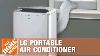 Lg 14 000 Btu Portable Air Conditioner With Heat U0026 Dehumidifier The Home Depot