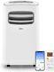 Midea 10000 Btu Portable Air Conditioner Dehumidifier & Fan Mode, App/ Remote
